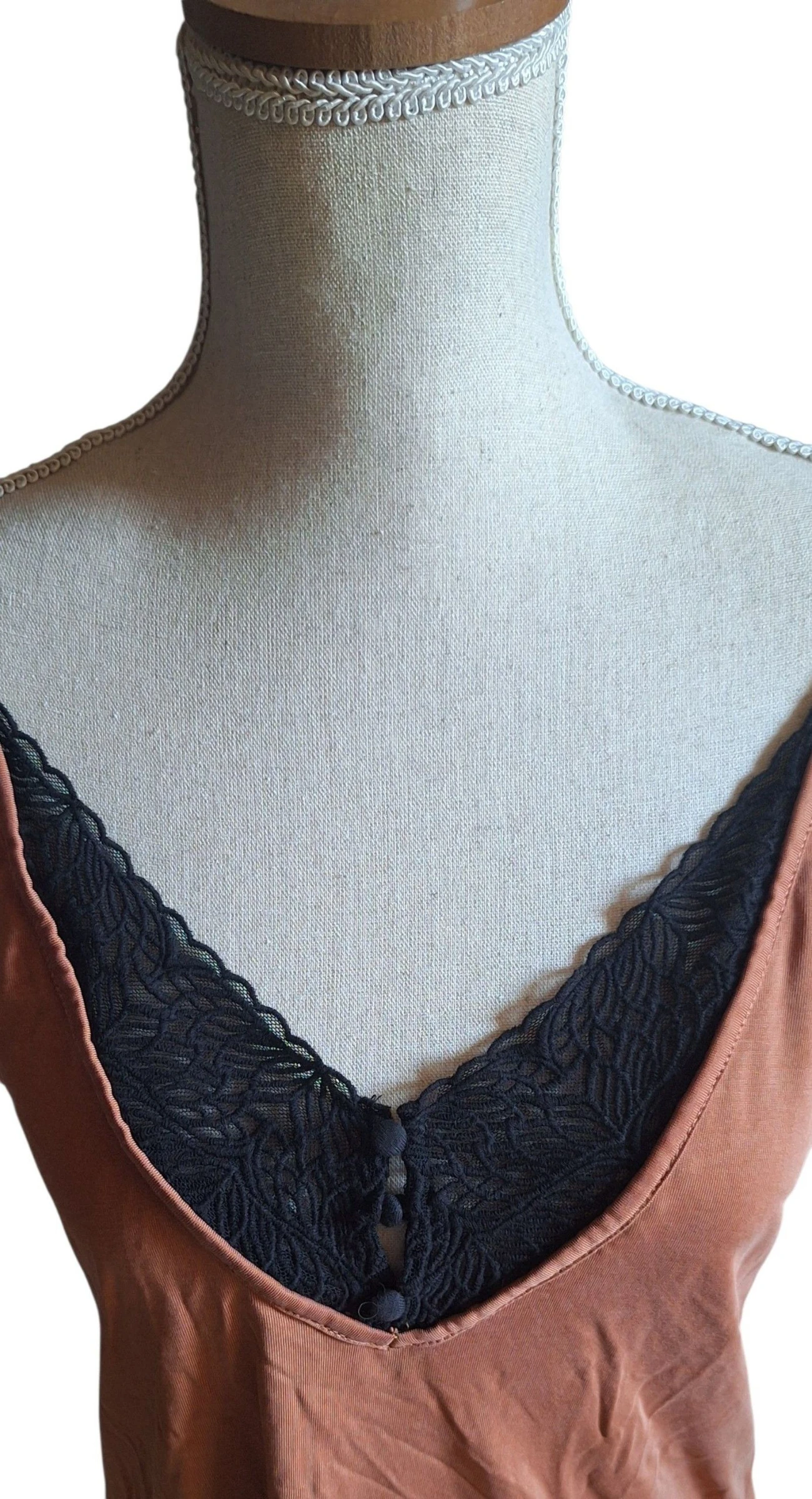 Zomertanktop met dunne schouderbandjes Terracotta Bonobo 🤎 – photo 3